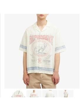 Represent x Duke + Dexter Mountain Lion Revere Shirt in ecr Men’s graphic shirt